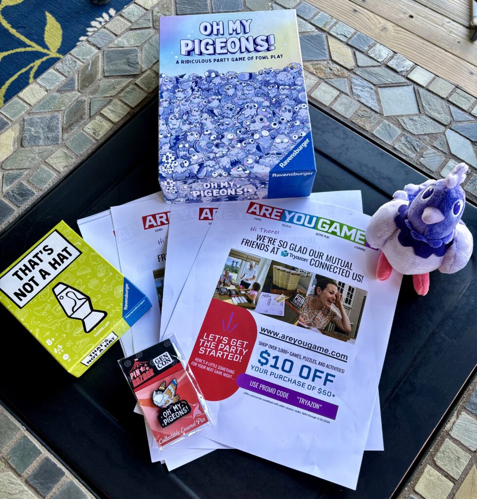 Party Pack from Tryazon - Oh My Pigeons! and That's Not A Hat